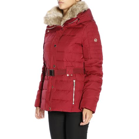 michael kors jacke rot|women's michael kors coats.